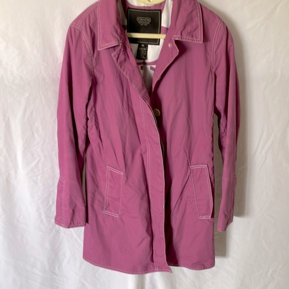 Coach: Light Purple Spring Jacket- 100% cotton- XS - Picture 1 of 16